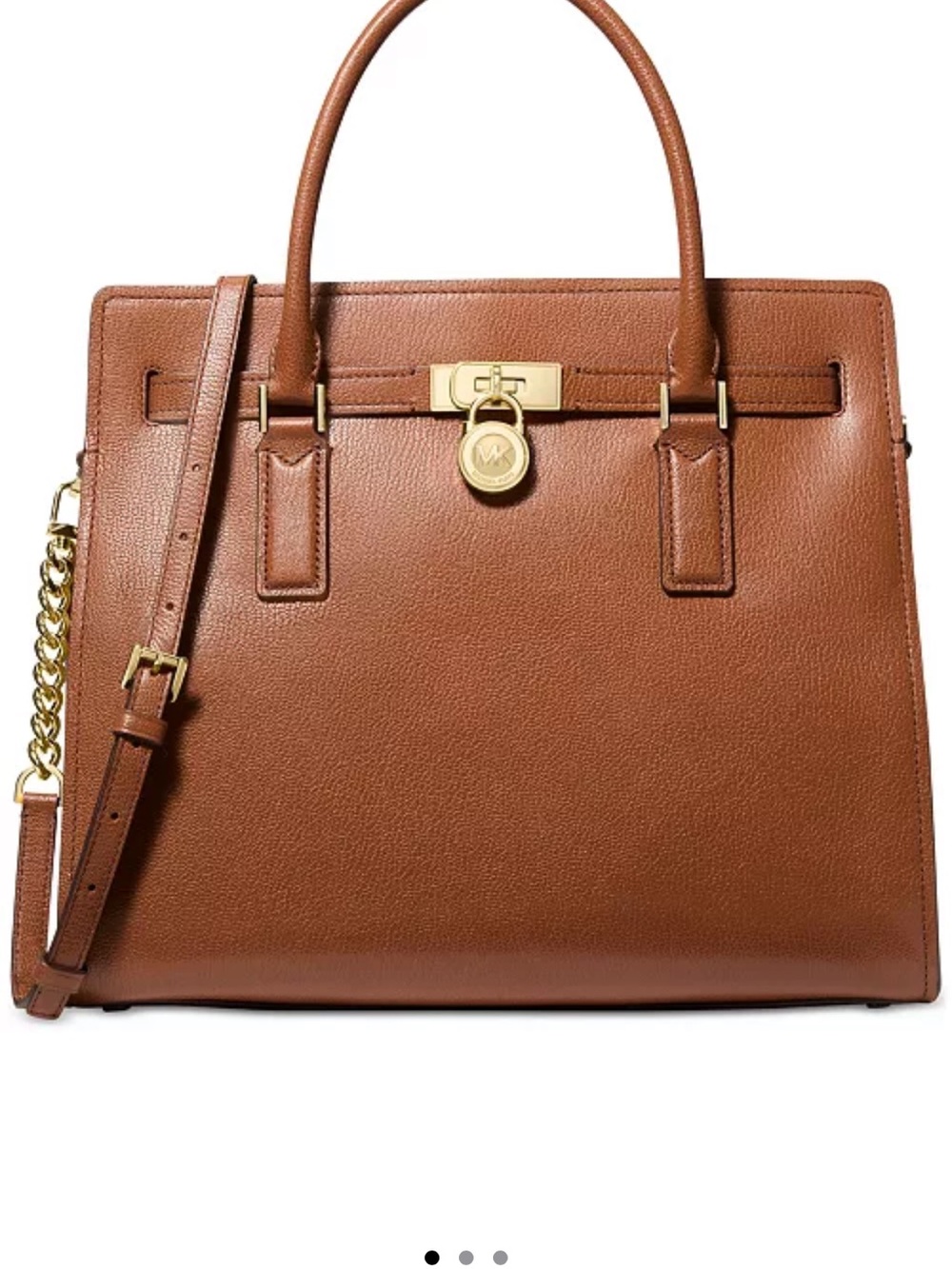 Michael Kors Brown Leather Hamilton Bag - BRAND NEW